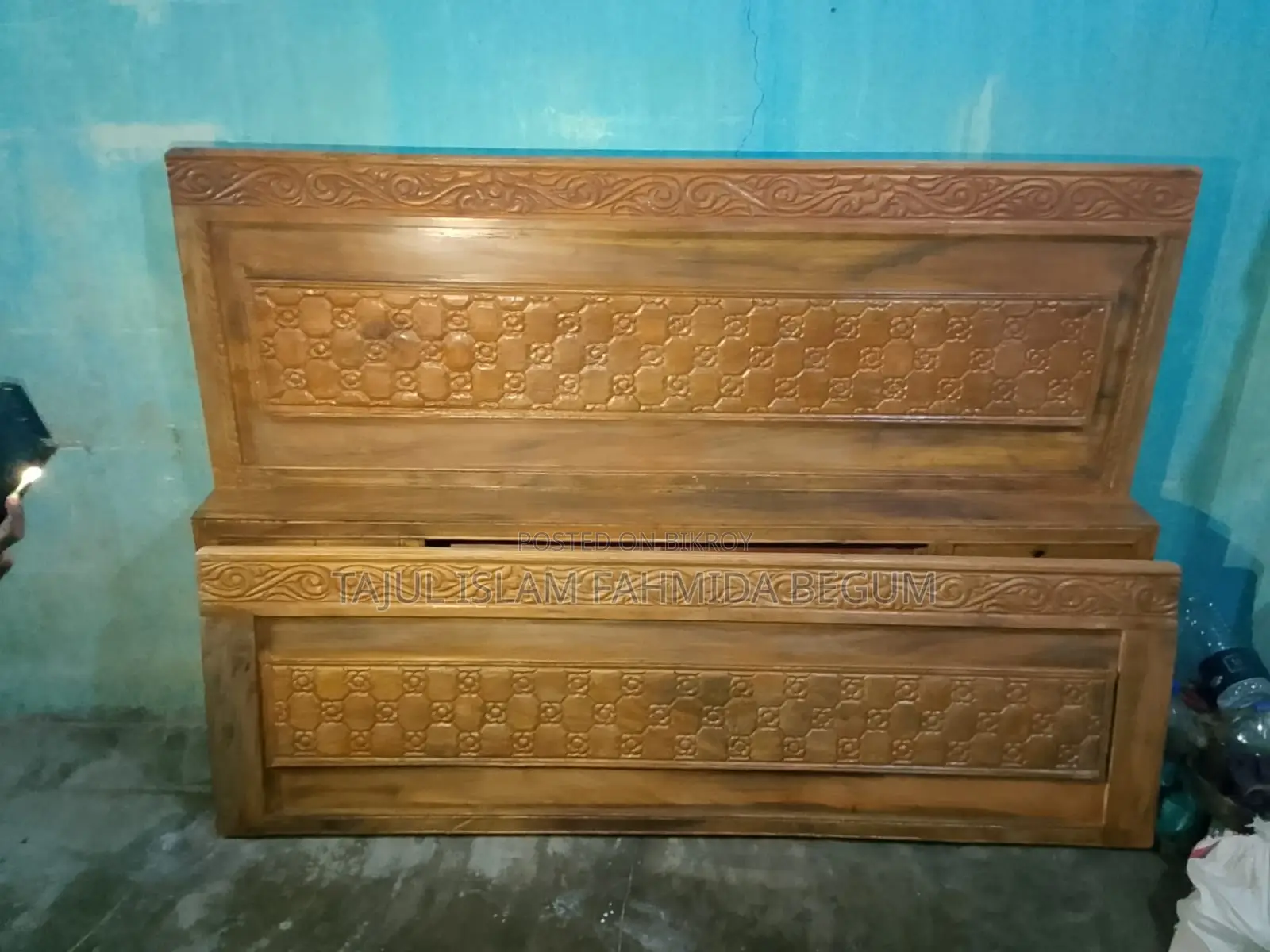 New Akashmoni Wood Bed
