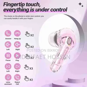 Ultrapods Pro Tws Earbud Bluetooth Earbuds with Display Transparent
