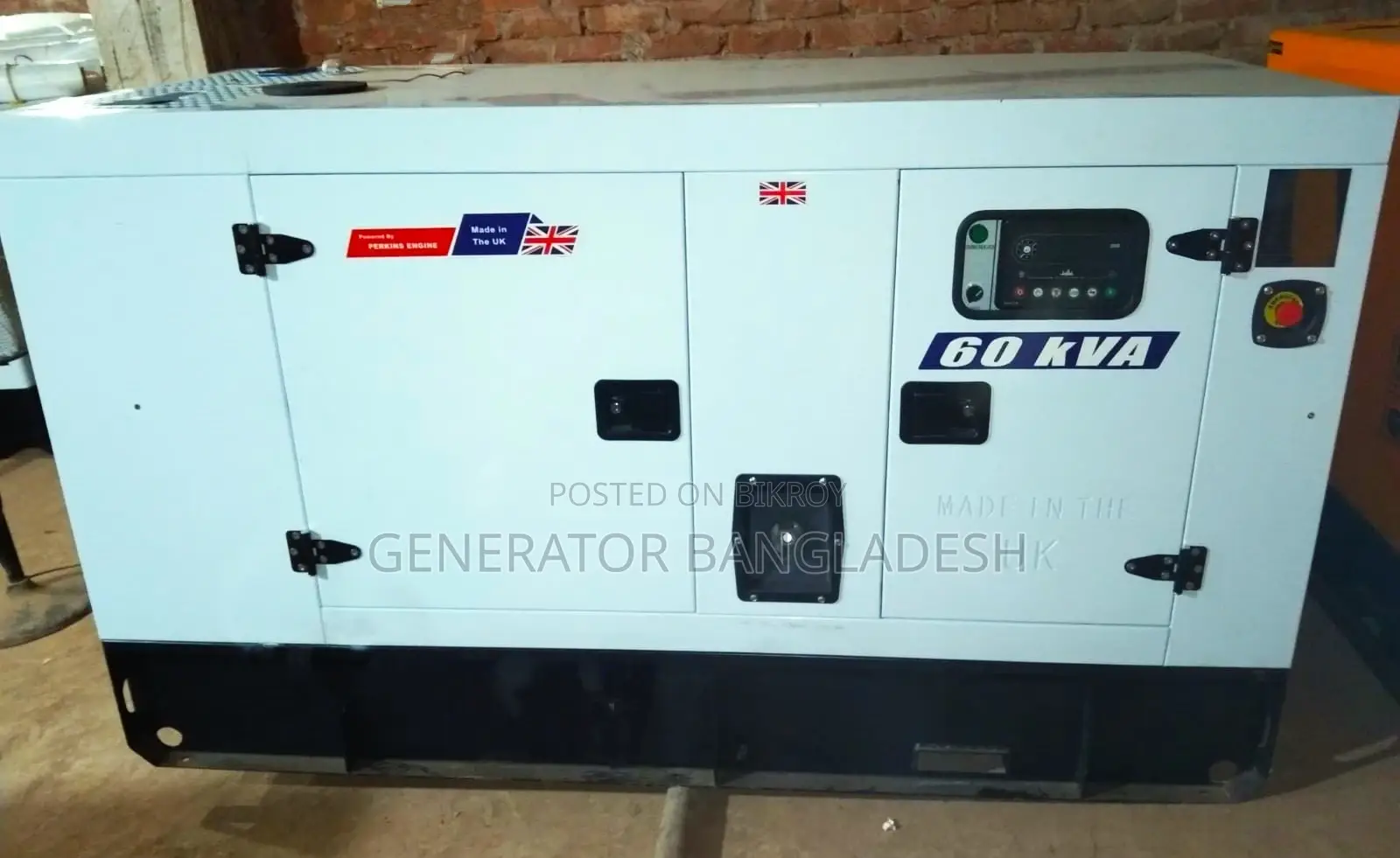 60 Kva Perkins Generator - UK Engine