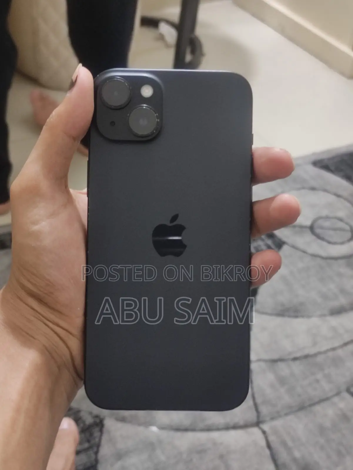 অ্যাপল আইফোন ১৫ প্লাস ১২৮ জিবি ব্ল্যাক