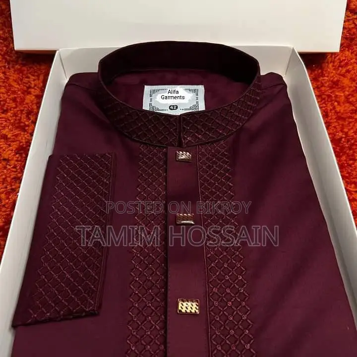 স্টাইলিশ কমফোর্টেবল এমব্রয়ডারি পাঞ্জাবি