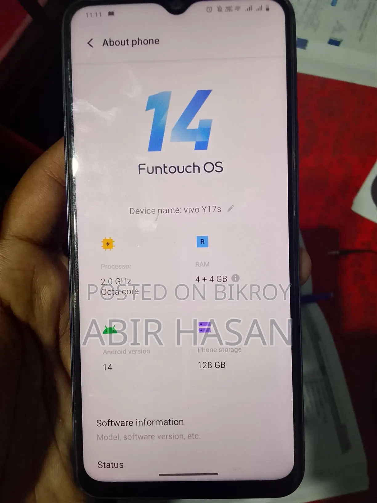 Vivo Y17 , (Used)