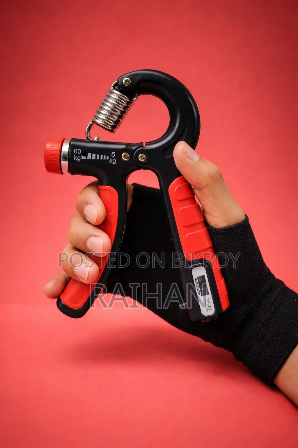 5-60kg adjustable||1-99reps countable||Hand Gripper