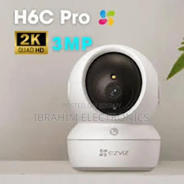 EZVIZ H6C Pro 2K Indoor Pan-Tilt Wi-Fi Security Camera