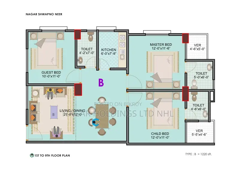 Pursue A Nice Ready Apartment for Sale Near Haji Camp @ Ashkona