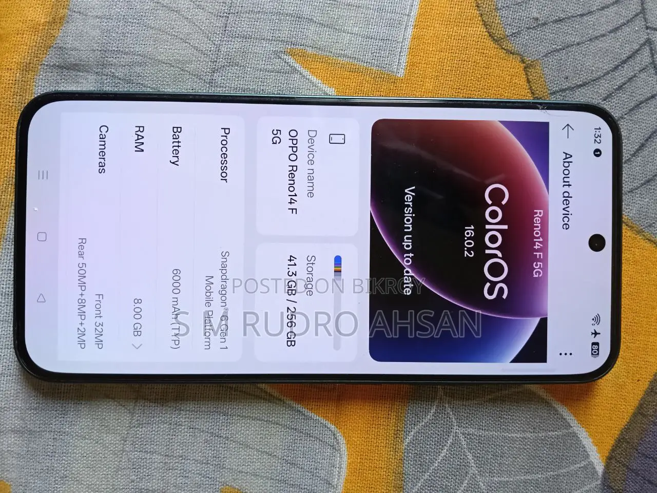 OPPO Reno 14F 5G (Used)