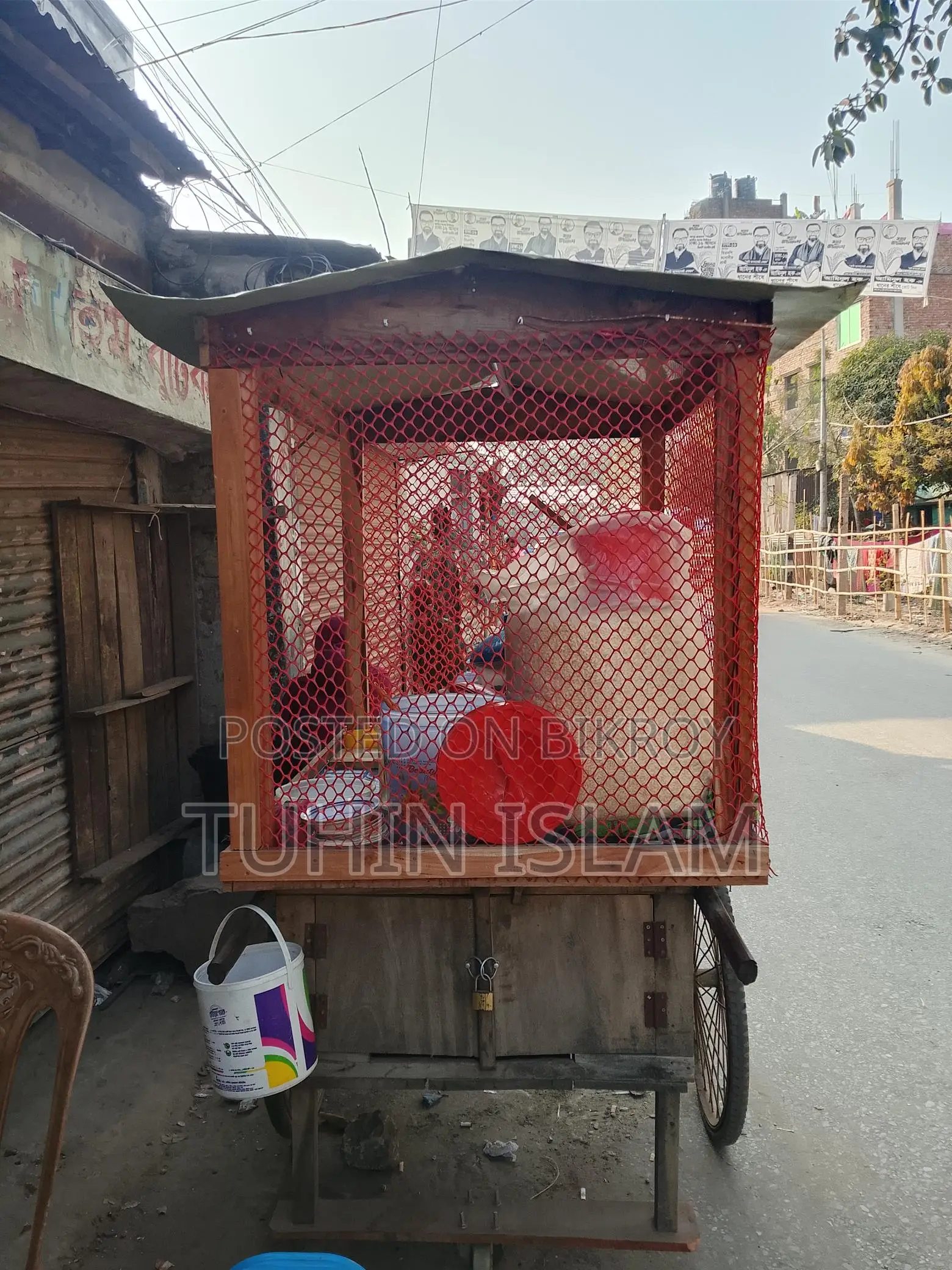 Fuchka and Jhalmuri Cart