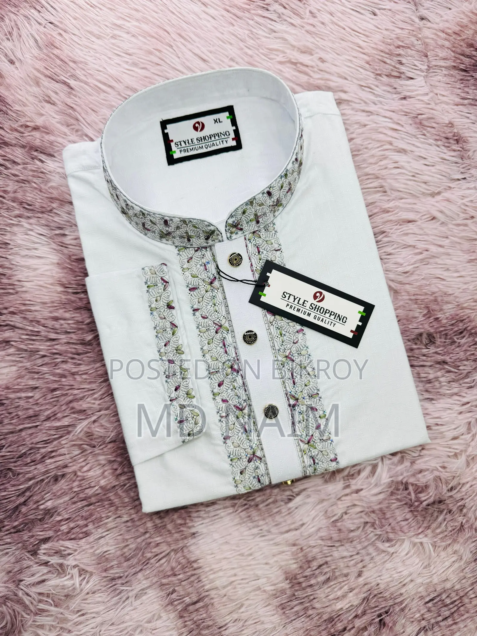 Eid Panjabi with Full Cotton Embroidery