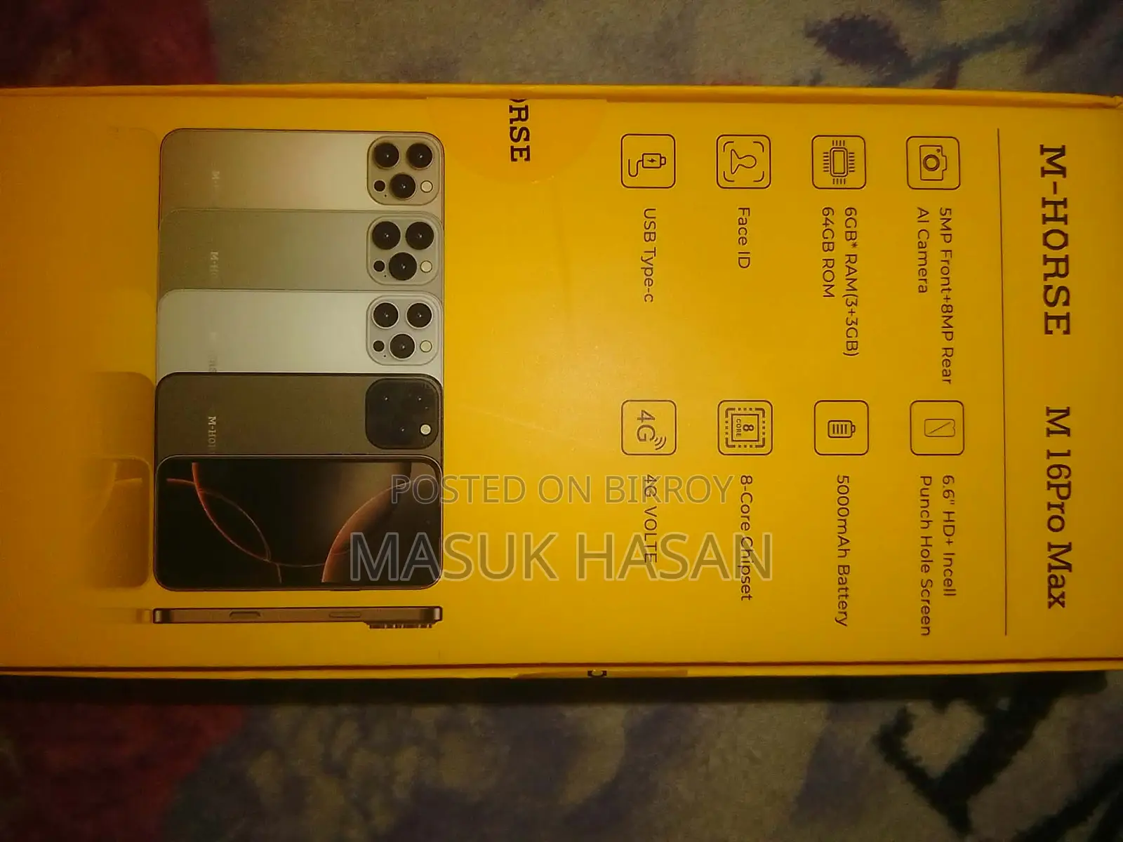 M Horse 16 Pro max . (Used)