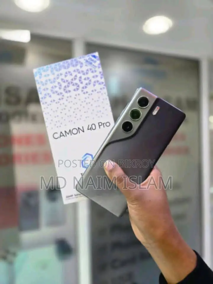 Tecno Camon 40 Pro ৪/২৬৫goodconditions (Used)