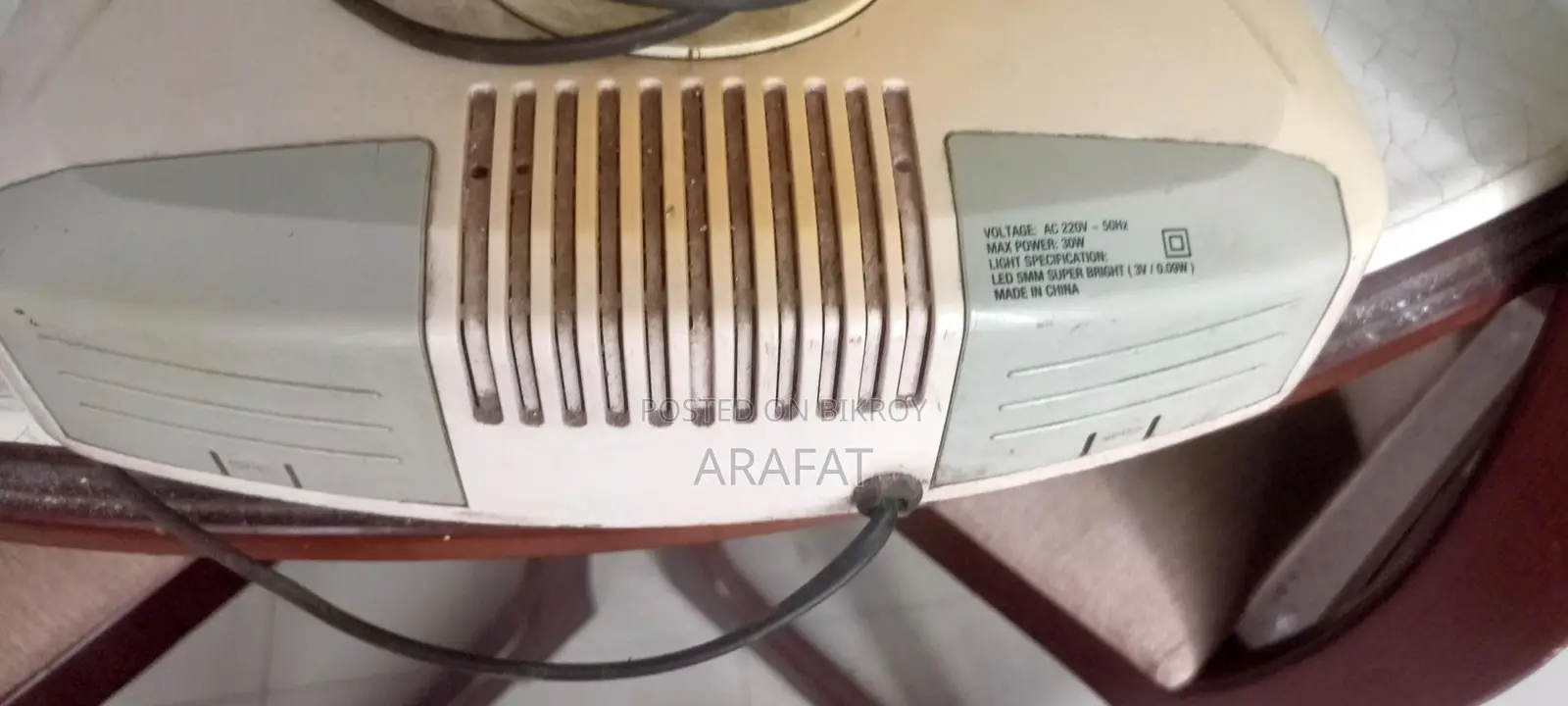 Sunca Rechargeable Table Fan