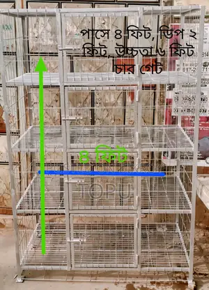 এখানে নতুন বিড়াল/কবুতর /পাখির খাঁচা তৈরি করা হয়