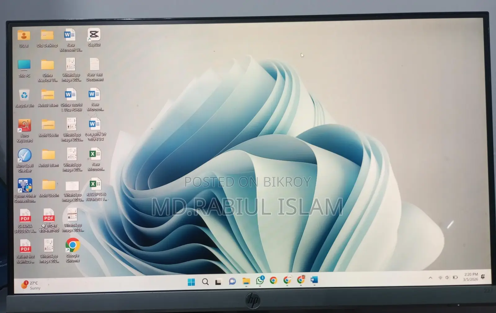 22-inch Monitor for Sale – Good Condition