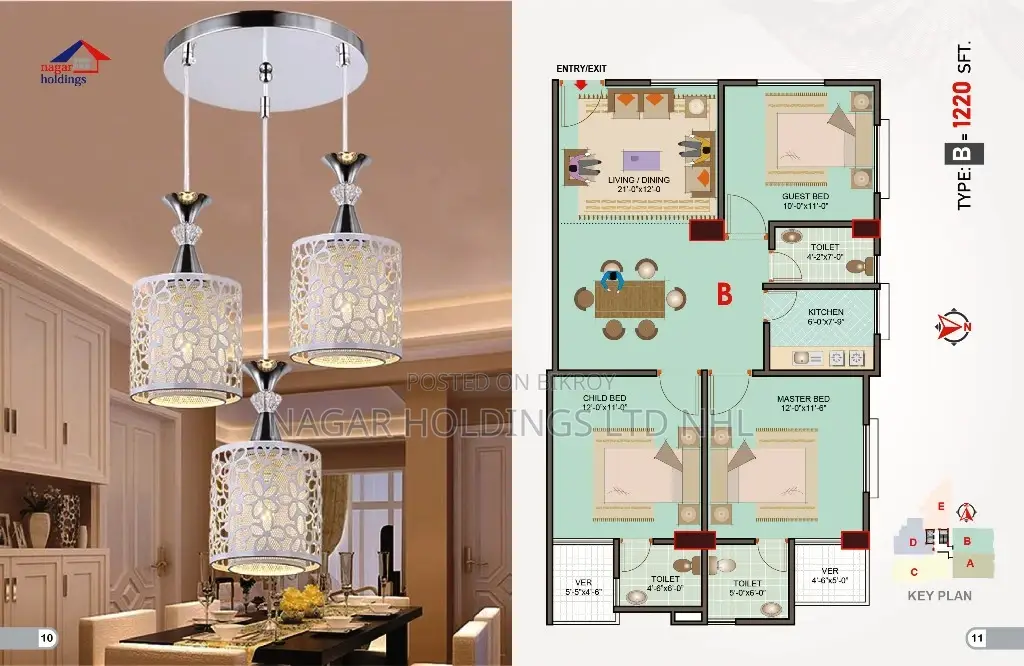 Ready flats for sale near Ashkona Hajj Camp, Dhaka!