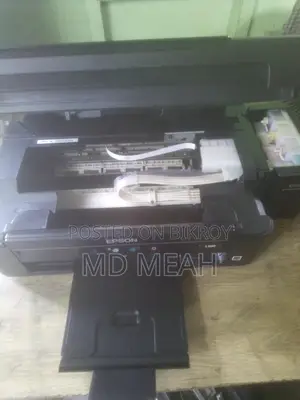 Epson L380 Scanner Printer Color Black Tank System