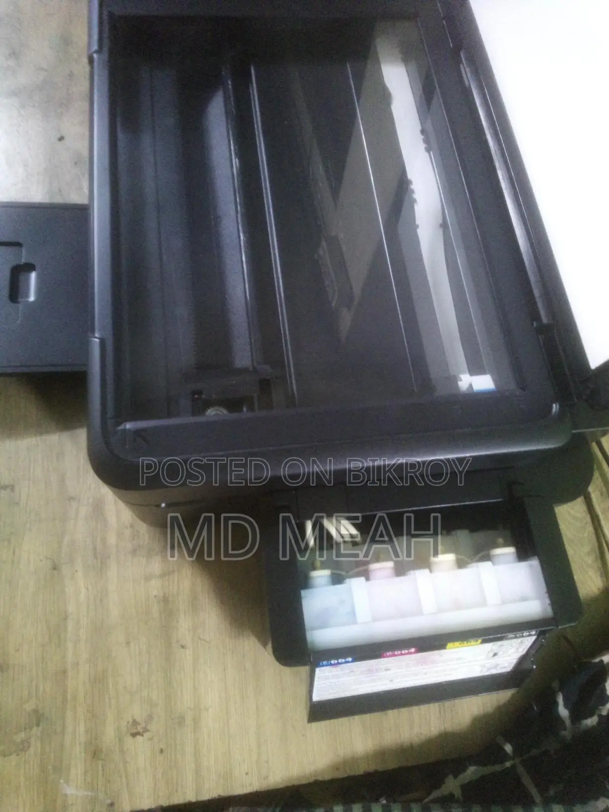 Epson L380 Scanner Printer Color Black Tank System