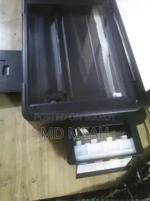 Epson L380 Scanner Printer Color Black Tank System