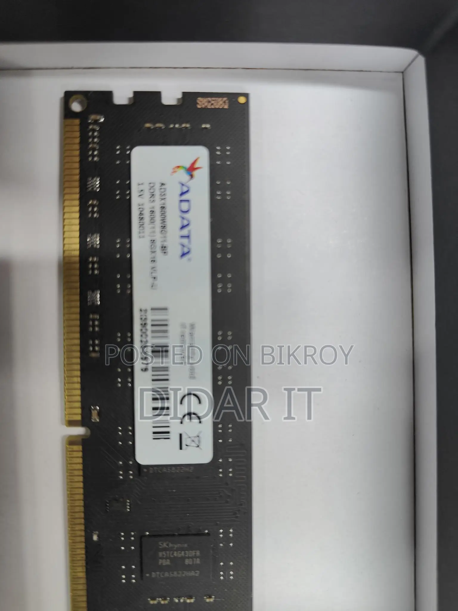 অফারে​🔥 সুপার ফ্রেশ কন্ডিশনে ADATA 8GB DDR3 RAM সেল! 🔥