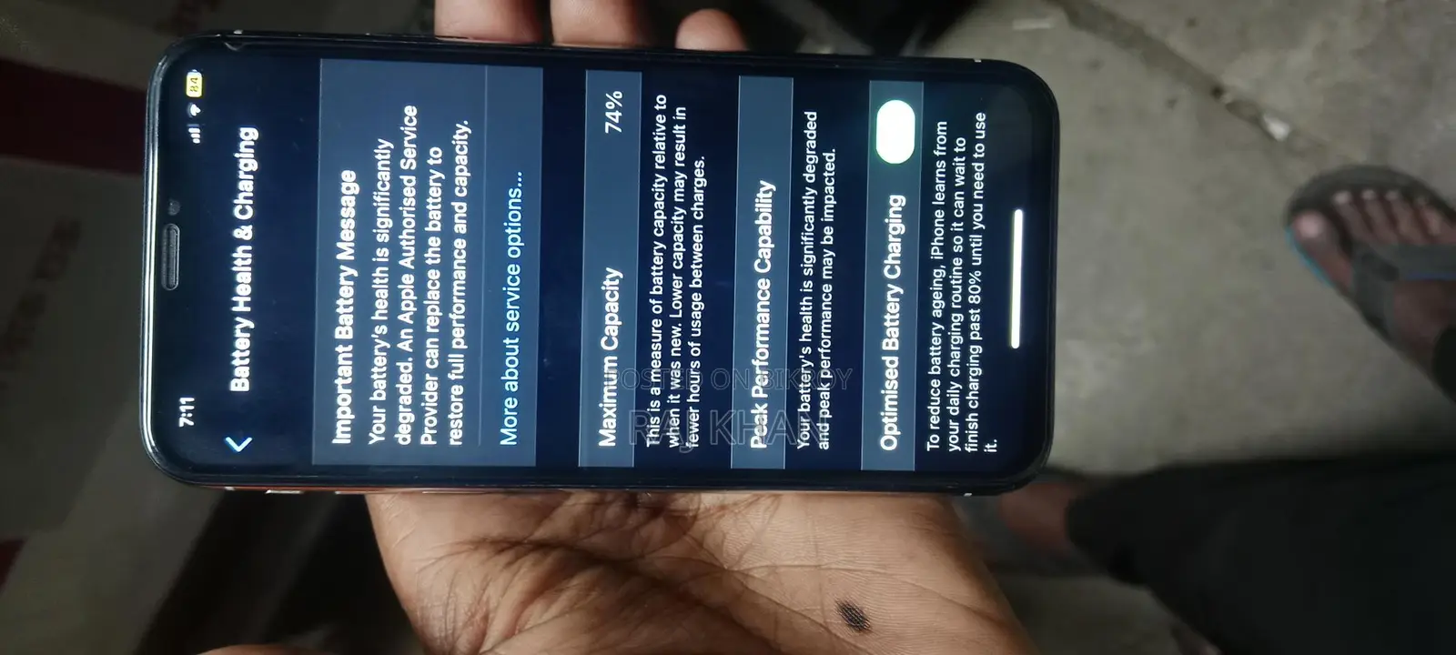Apple iPhone X . (Used)