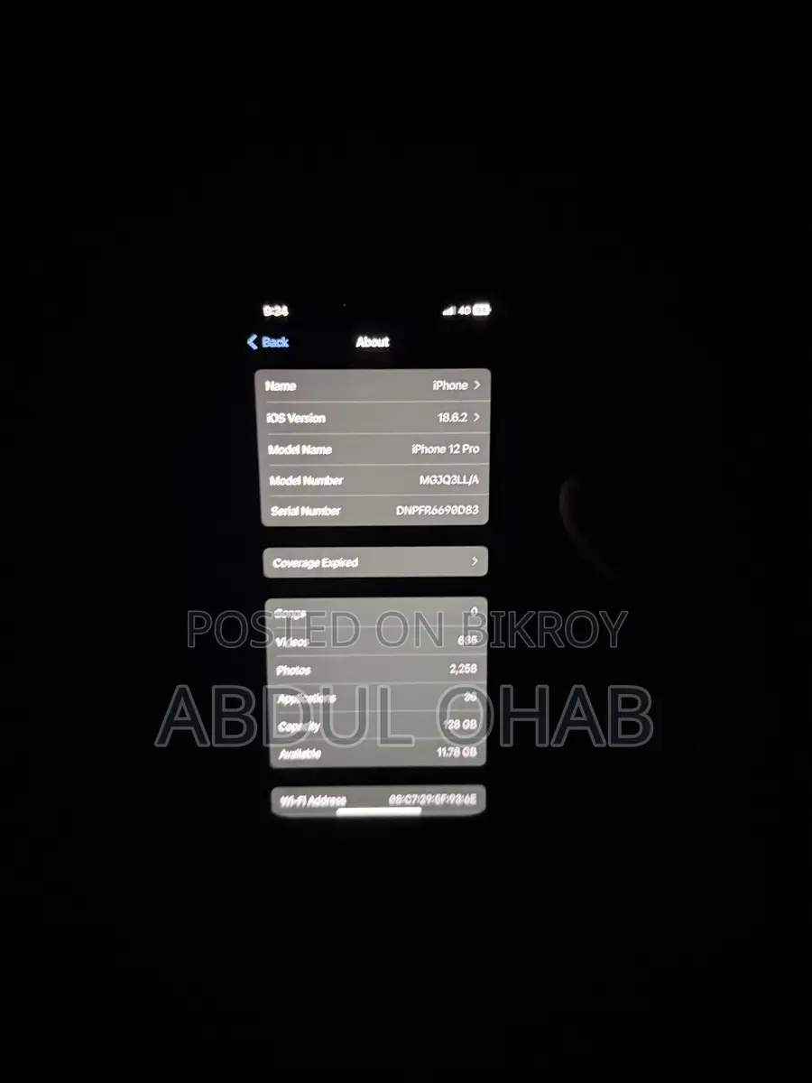 Apple iPhone 12 Pro . (Used)