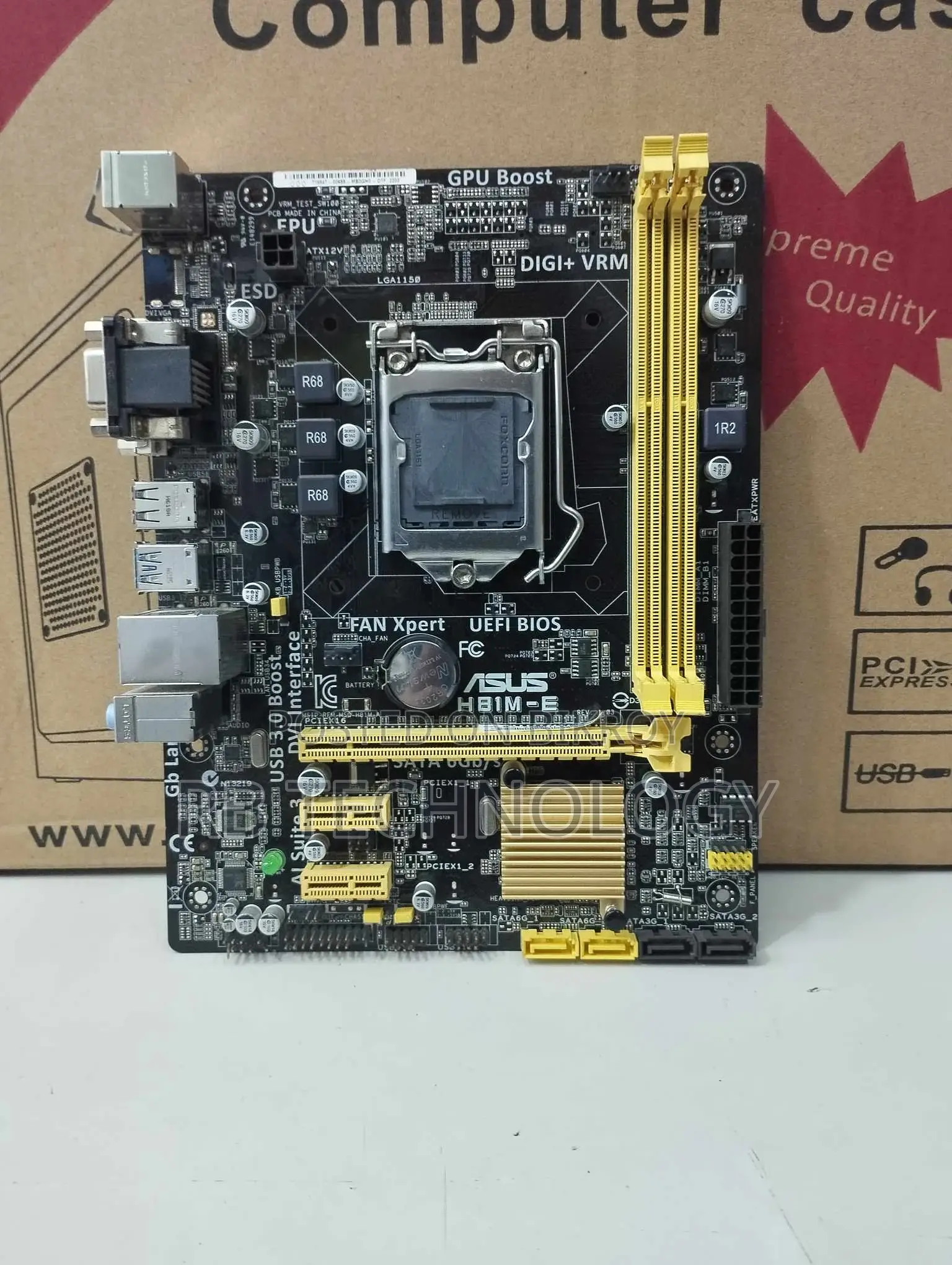 Asus H81m Motherboard 4th Gen with One Year Warranty