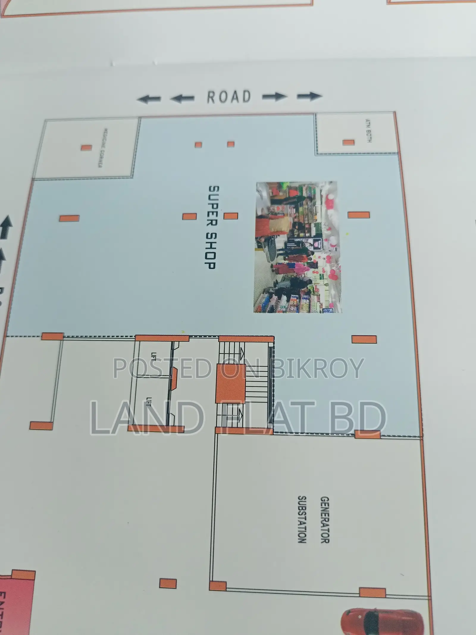 RAJUK-Approved Commercial Space for Sale - 1500 (+/-) sq. ft. in Super Shop Project