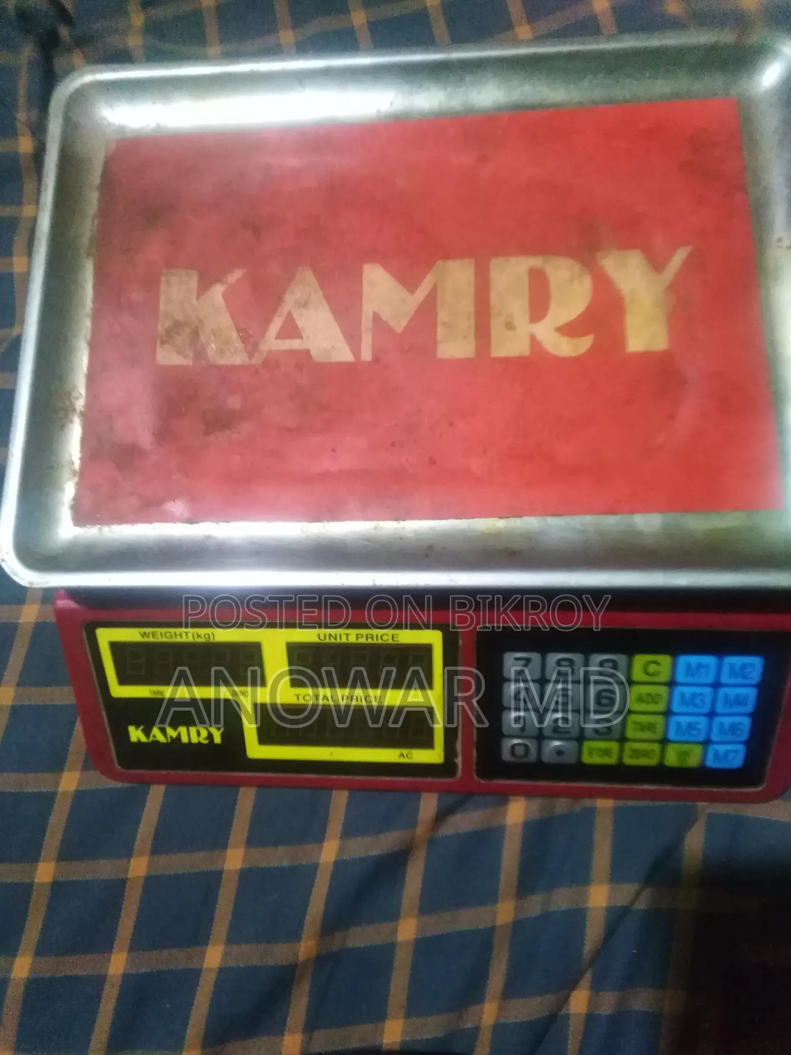 A Digital Weighing Scale