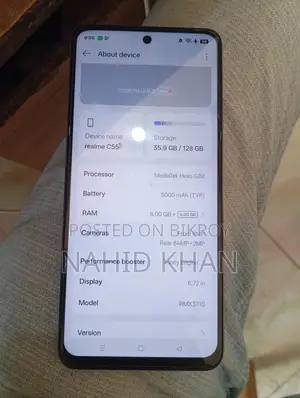 Realme C55 . (Used)