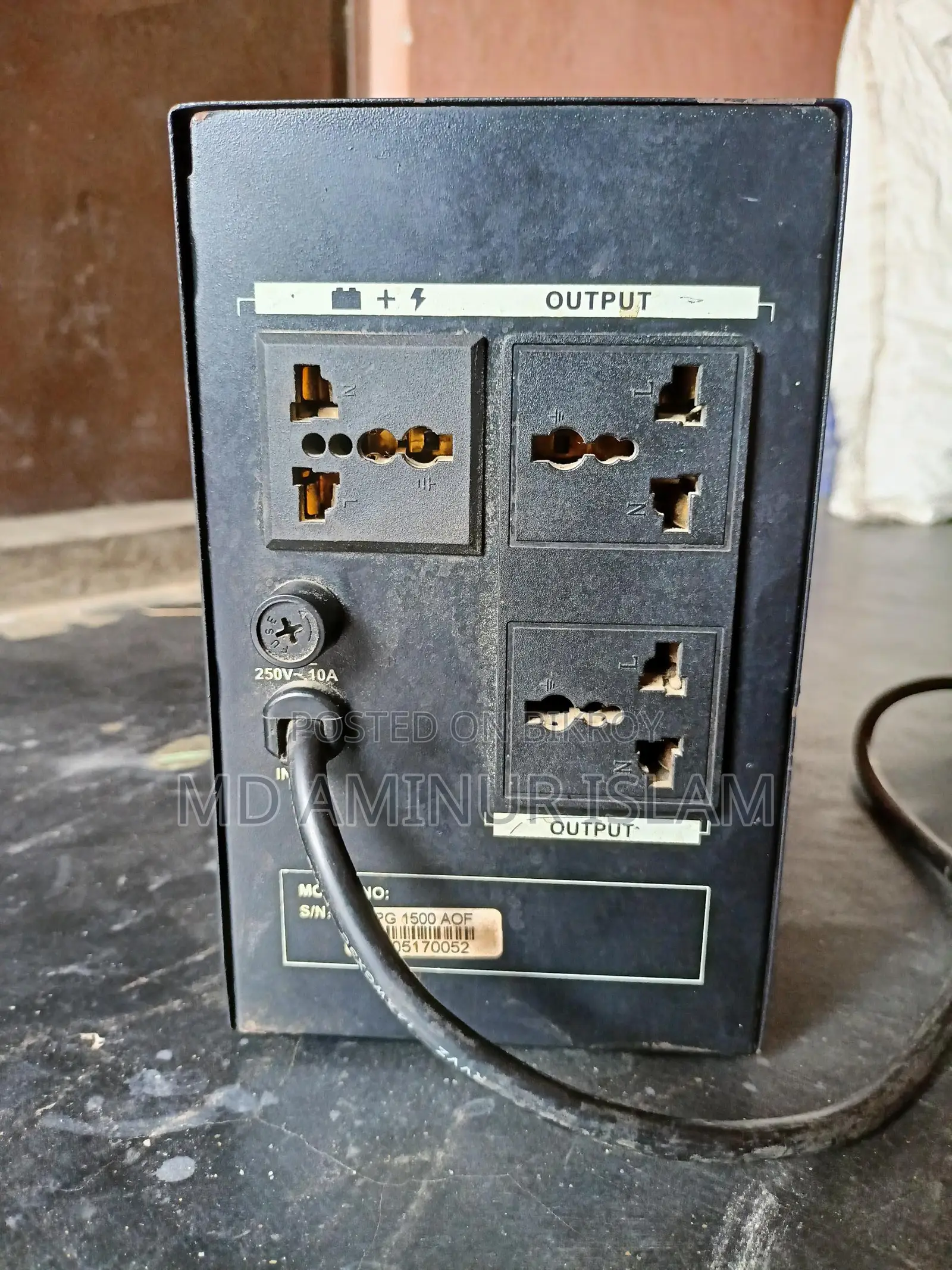 Power Guard PG1500VA-PS 1500VA UPS (Battery Not Included)