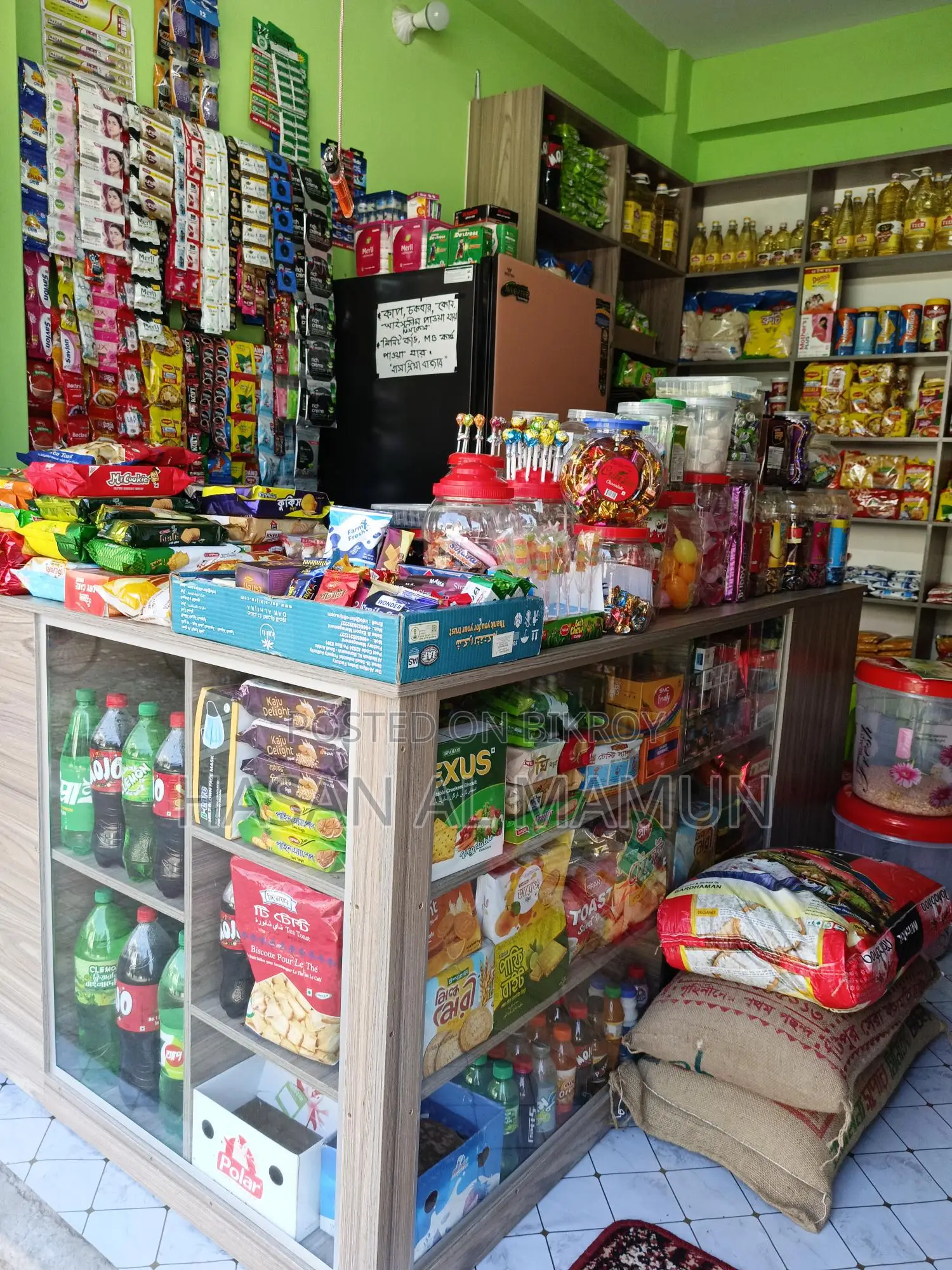 Running shop for sale at Gabtala Mor, Upashahar, including all goods