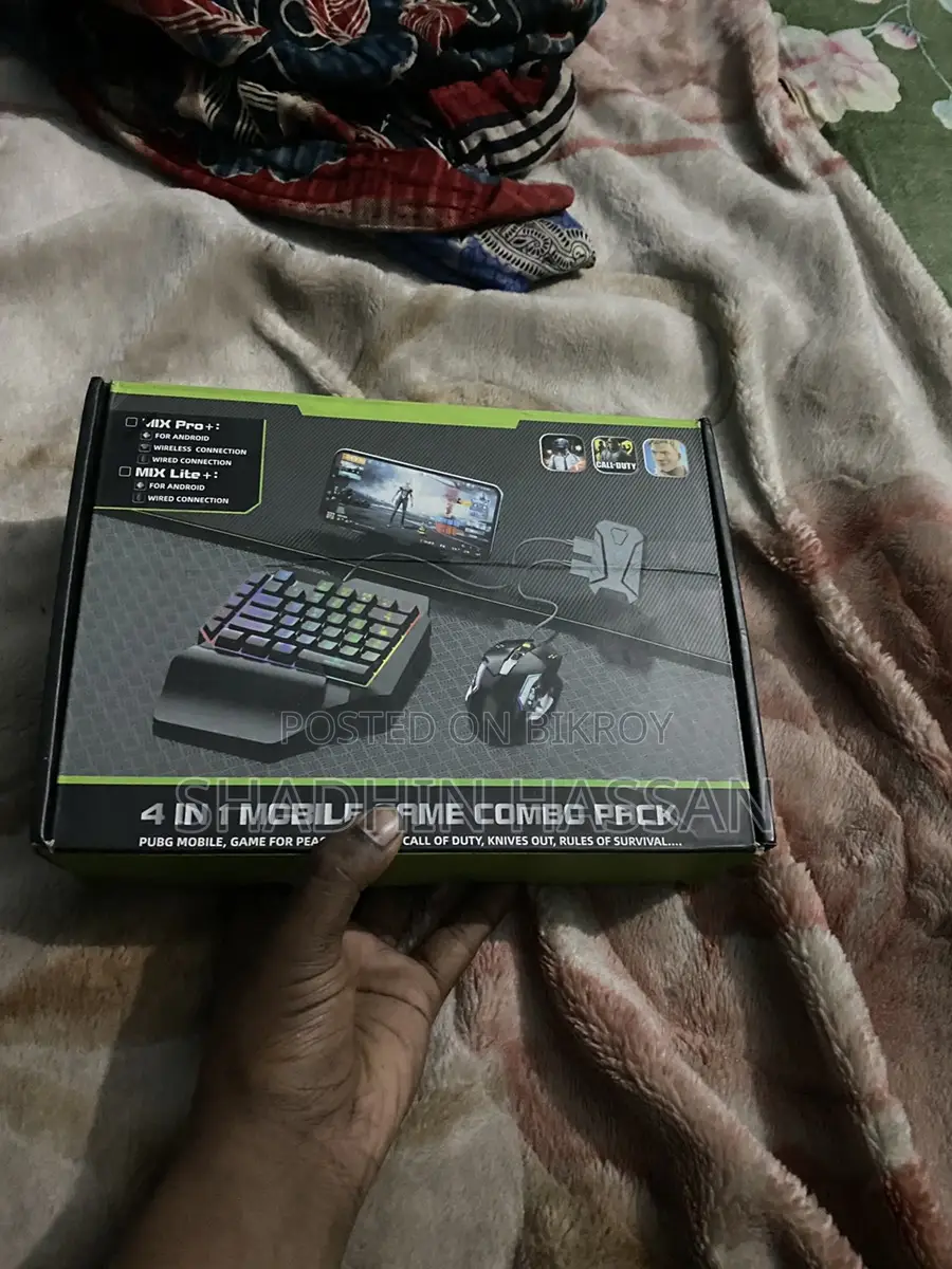 4-in-1 Mobile Gaming Combo Pack (Like New)