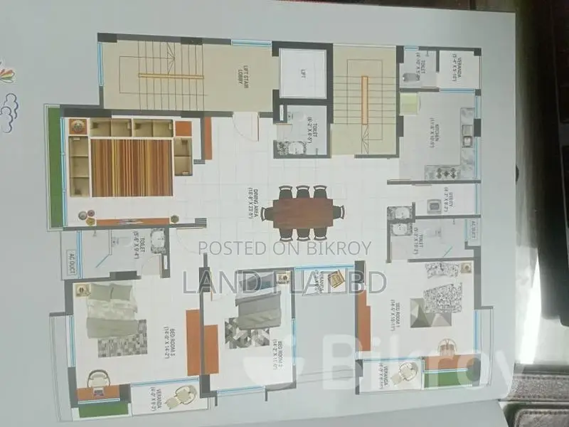 ALMOST READY FLAT FOR SALE @ 2500 SFT