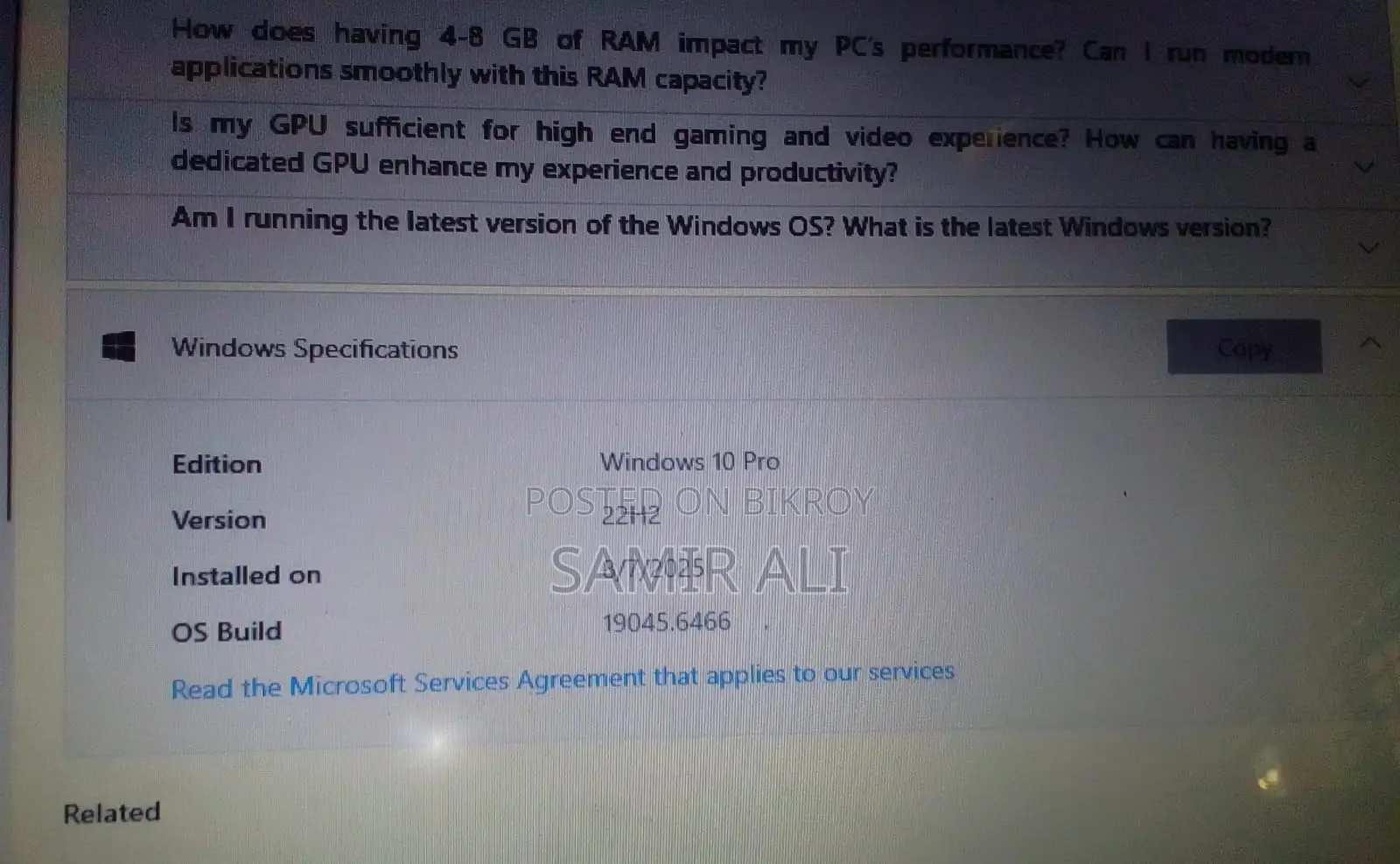 Asus Laptop for sale
