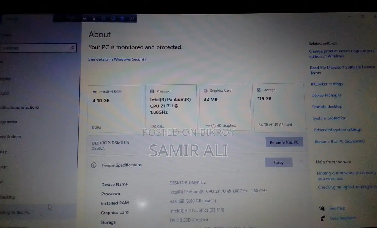 Asus Laptop for sale