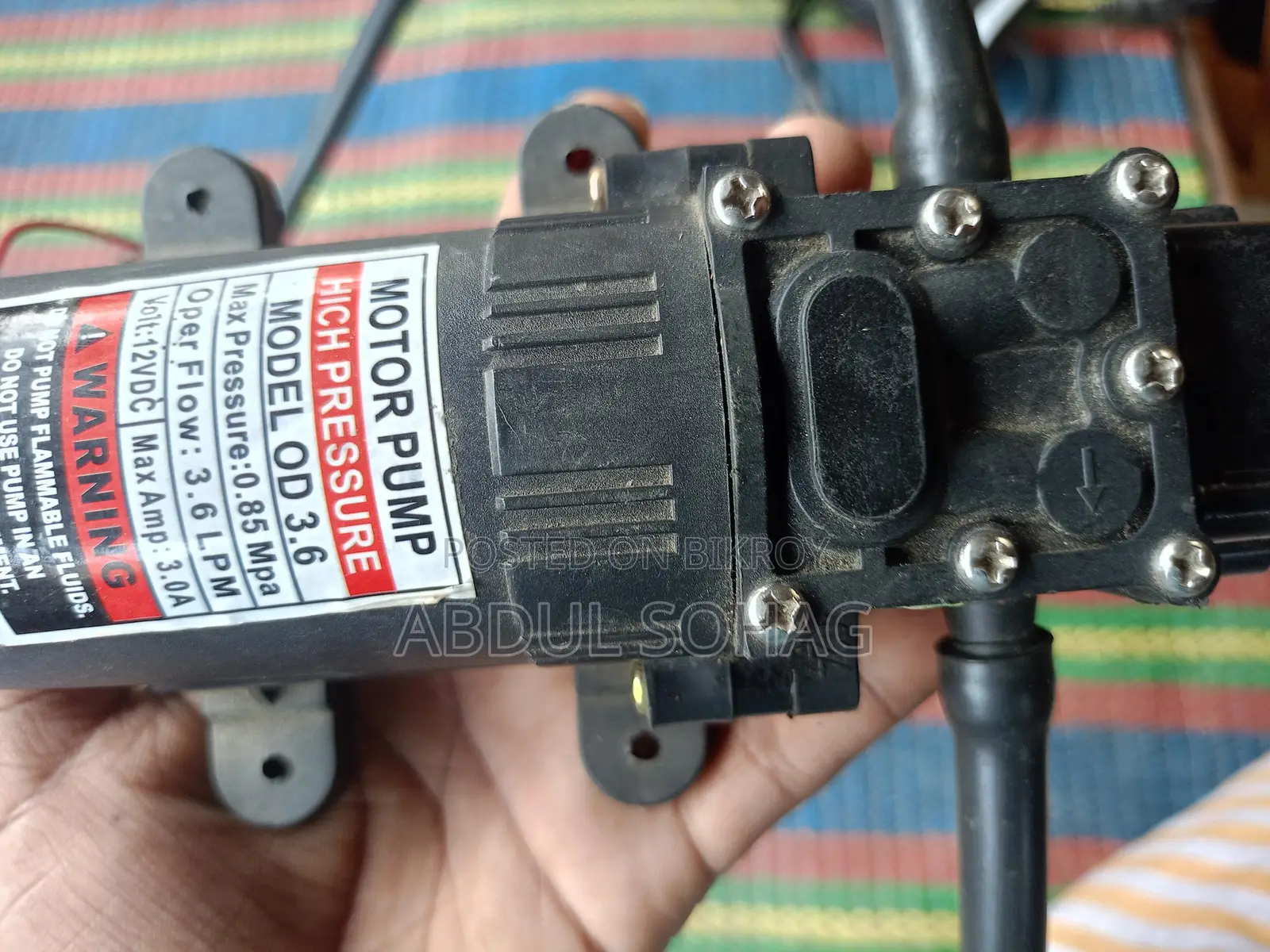 Motorcycle Washing Mini Motor