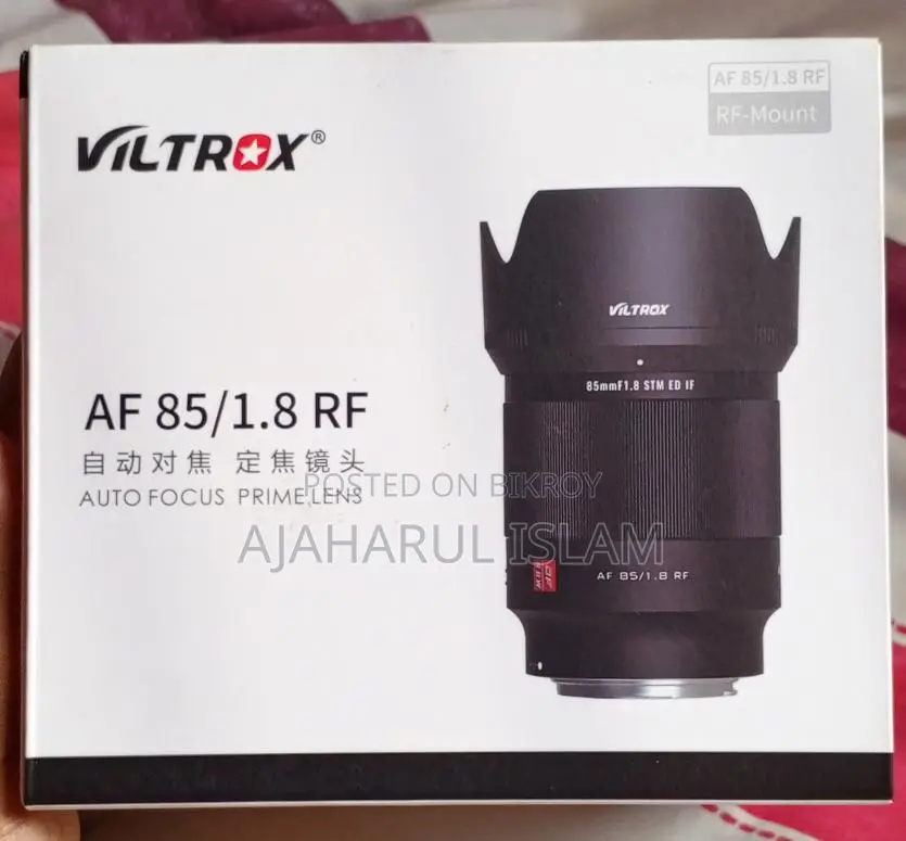 VILTROX AF 85/1.8 RF MOUNT LENS