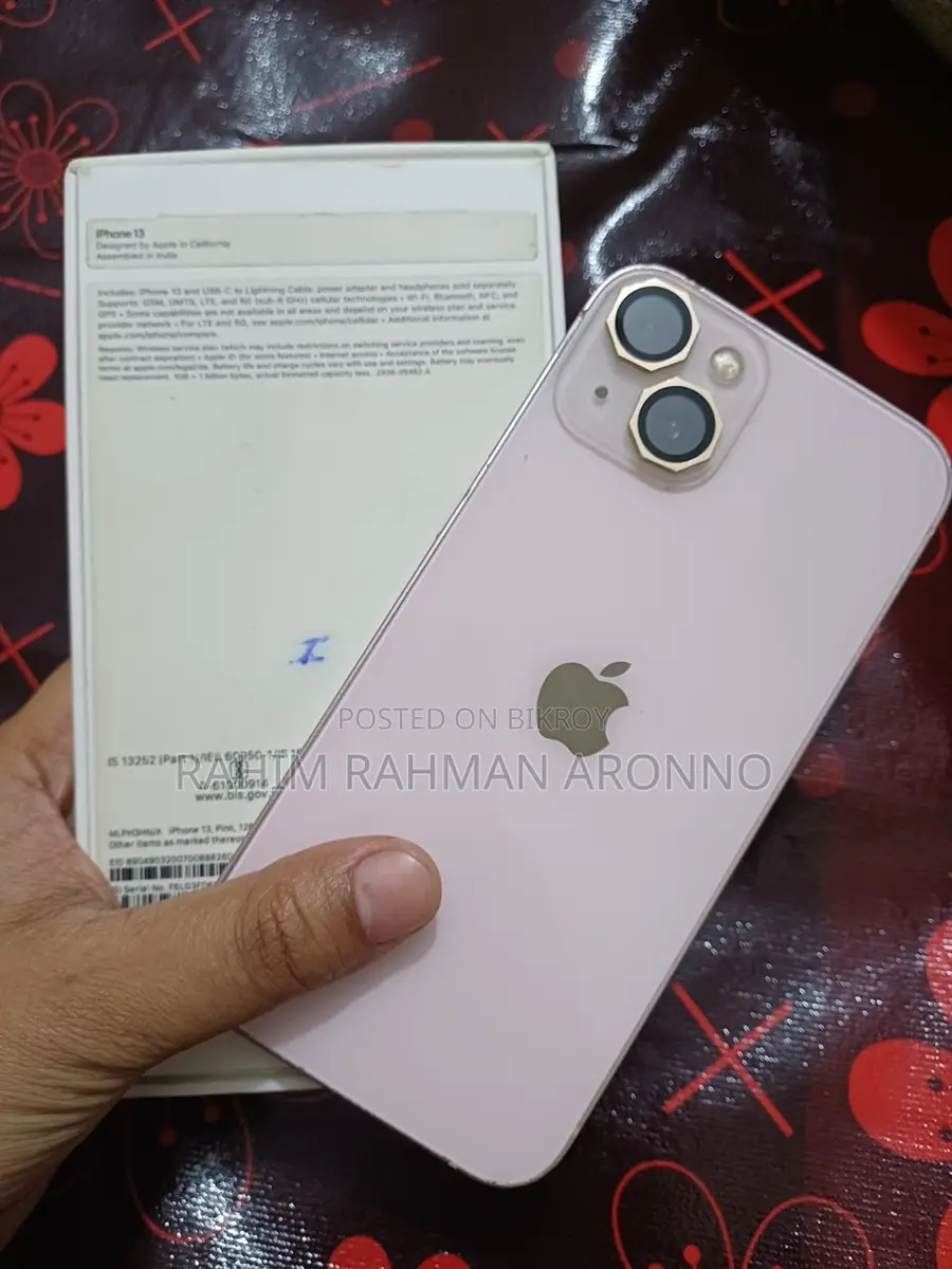 Apple iPhone 13 Storage:128gb BH:81% (Used)