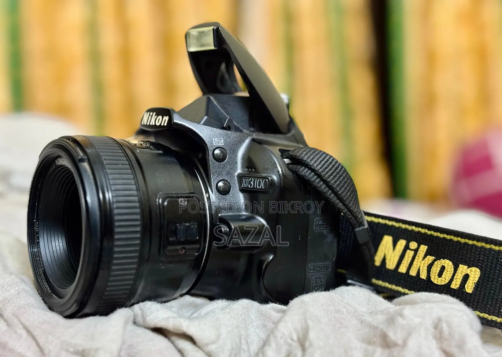 Nikon D3100 with 50mm prime lens ✅ Everything included