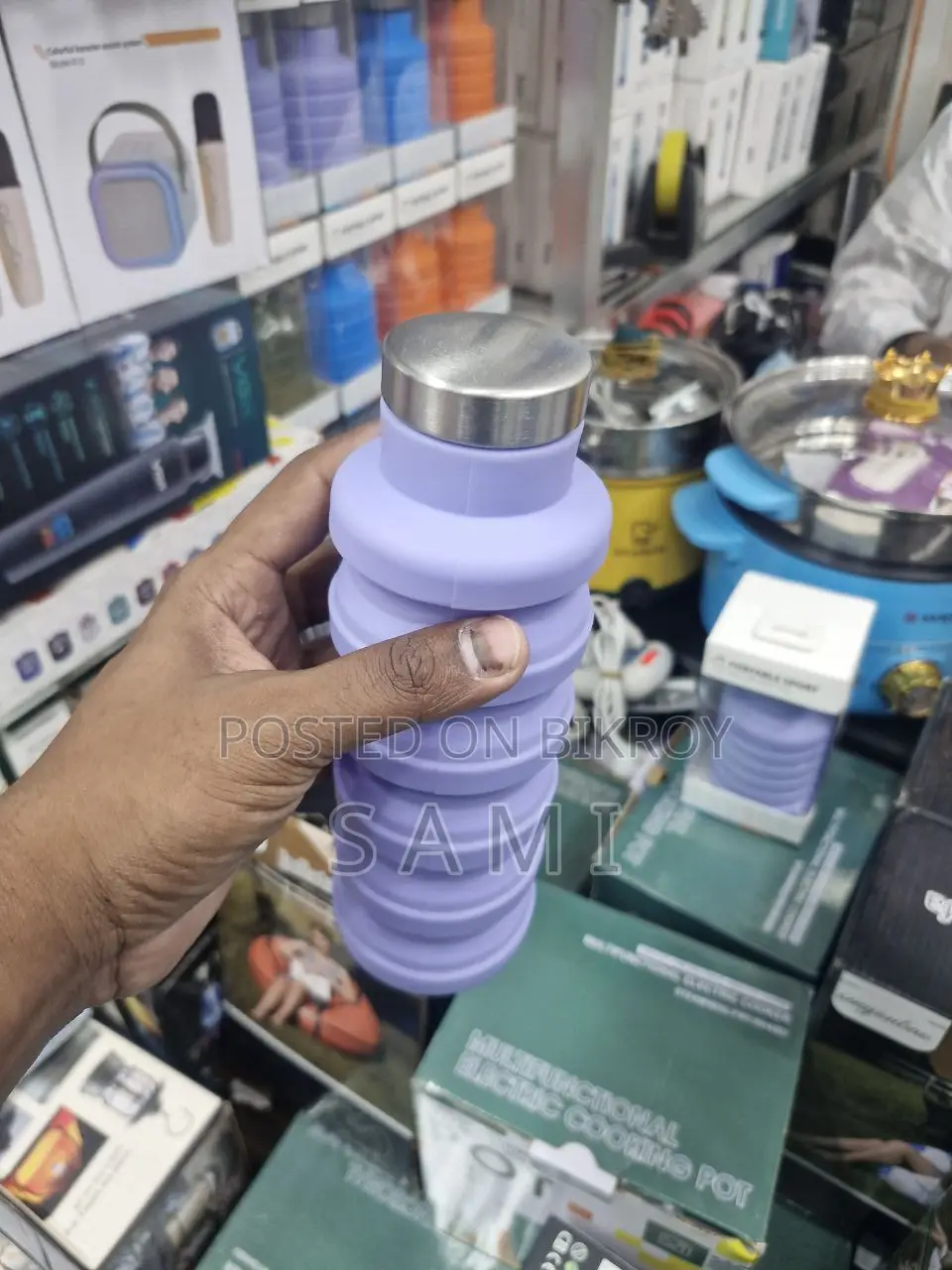 Collapsible Silicone Water Bottle
