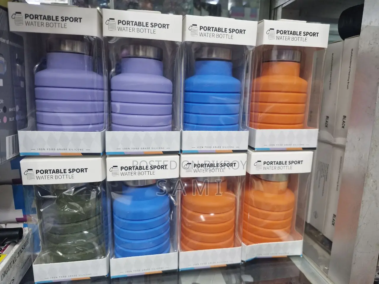 Collapsible Silicone Water Bottle