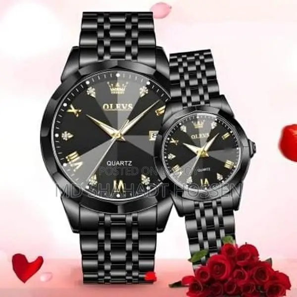 Olevs Couple Watch (With Box)