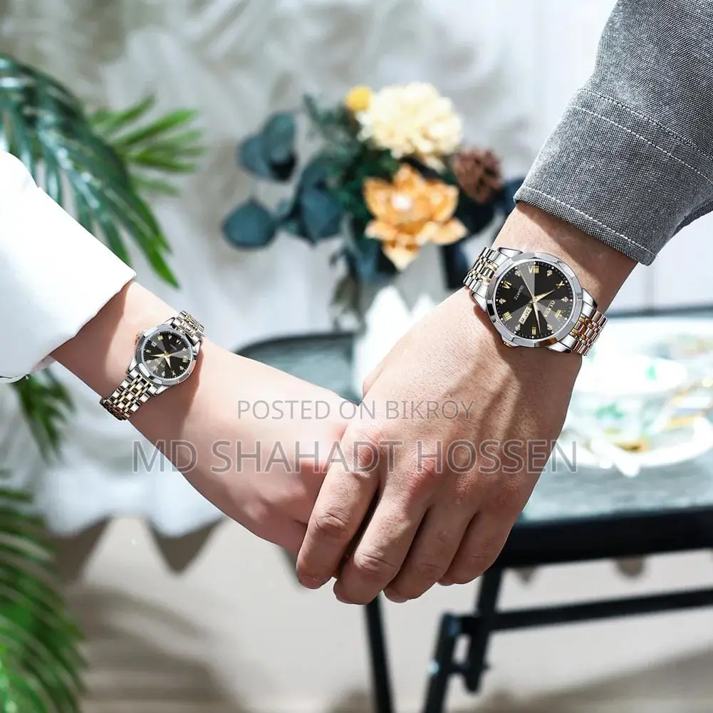 Olevs Couple Watch (With Box)