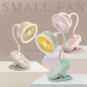 Mini Clip-on Fan Car Desktop Charging Foldable S14-f1204