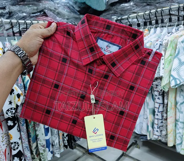Pure Cotton Full Sleeve Check Shirt