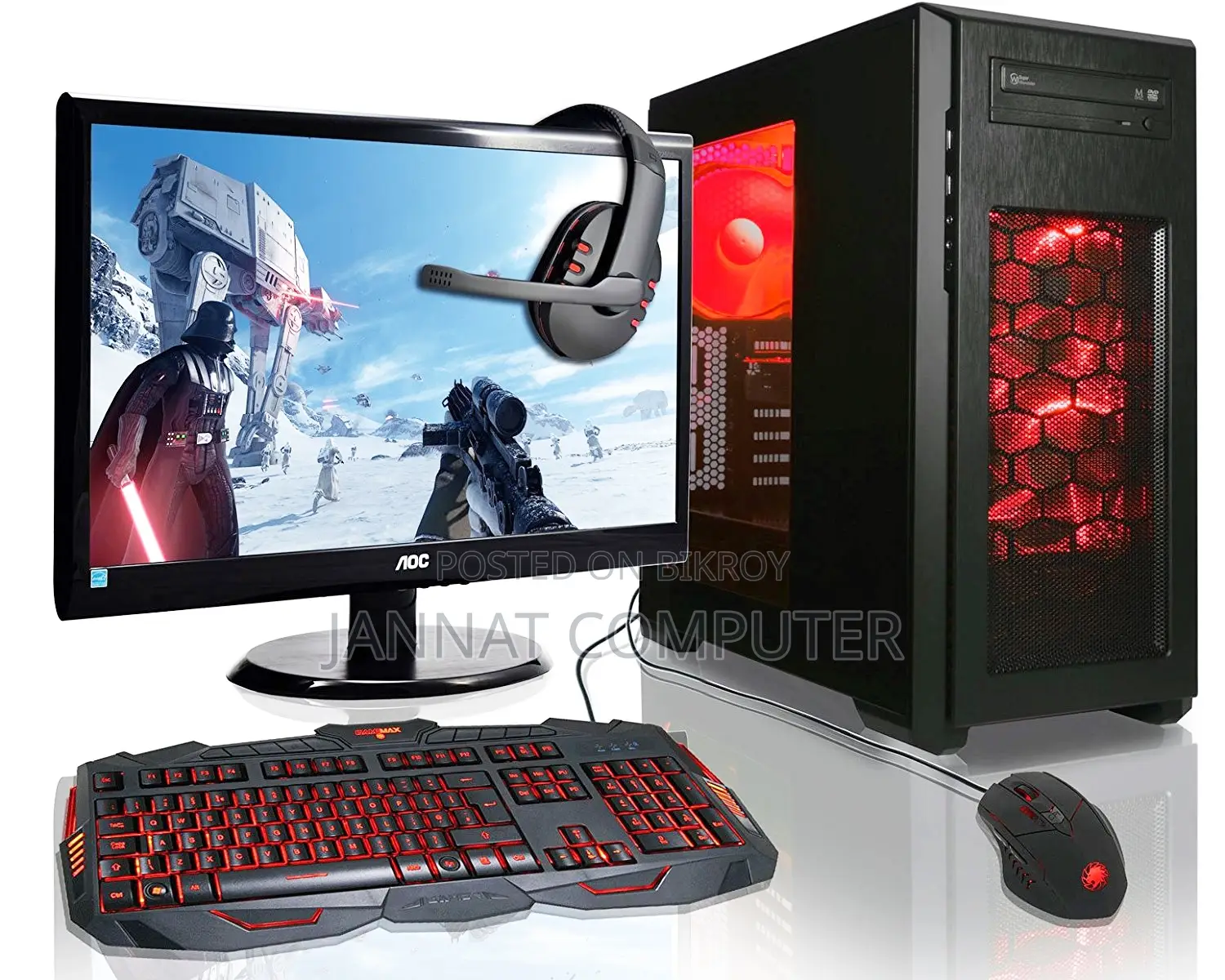 New Core i5 + 8GB RAM + 128GB SSD + 1000GB HDD + LG 20" LED