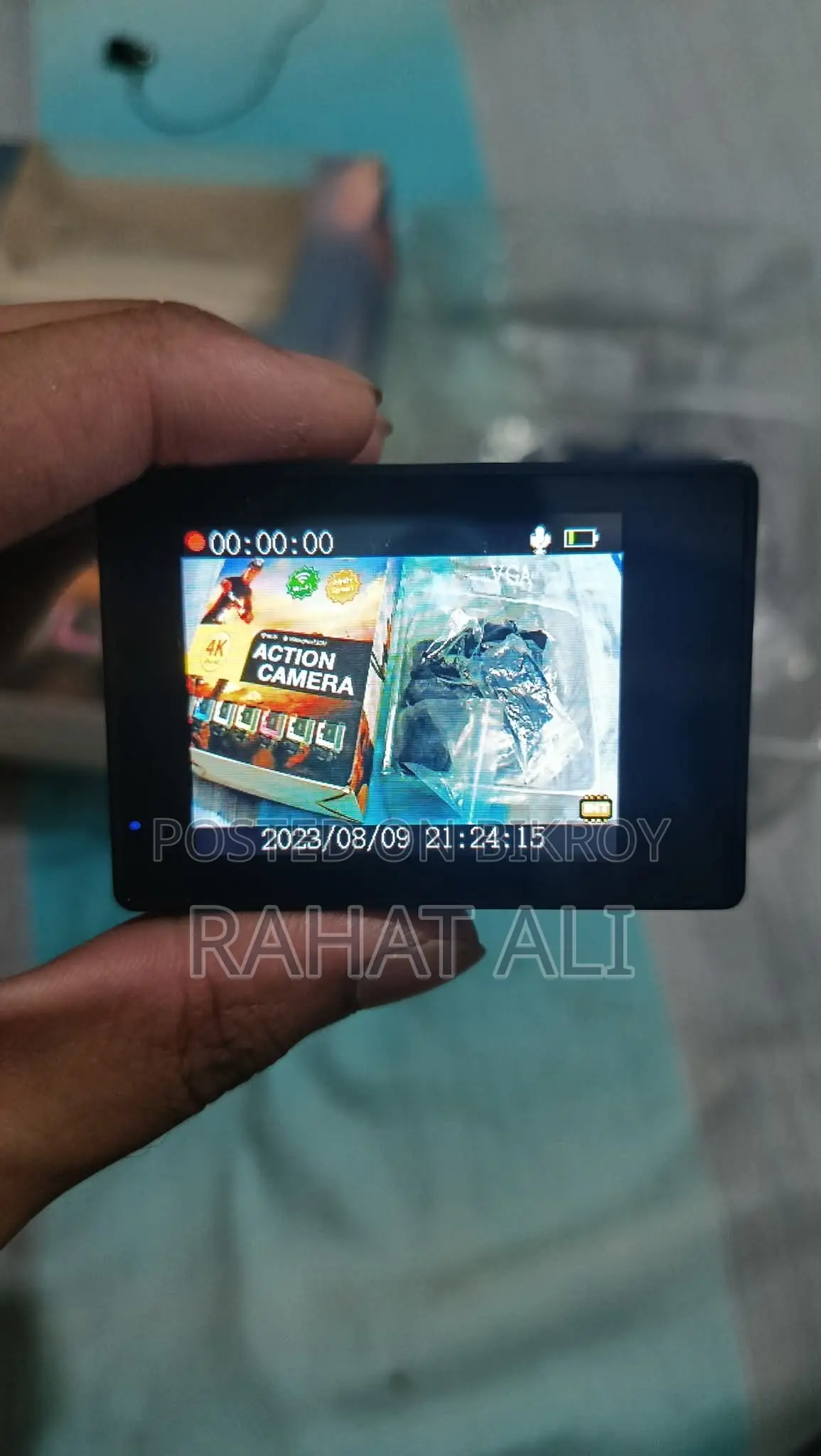 অ্যাকশন ক্যামেরা সম্পূর্ণ ফ্রেশ নতুন
