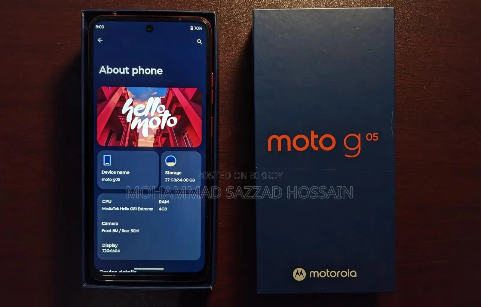 Motorola Moto G05 64 GB Red
