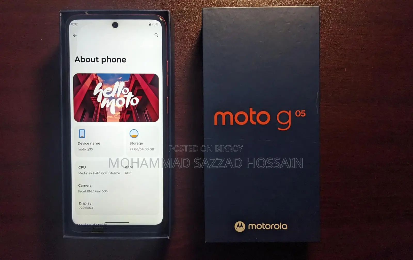 Motorola Moto G05 64 GB Red