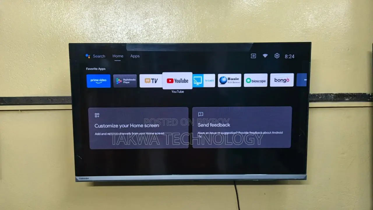 Toshiba-32" Inch Android Frameless Voice Control Original Korean TV