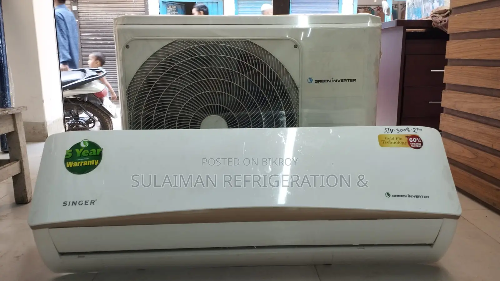2 Ton Singer Green Inverter AC for Sale 51,000